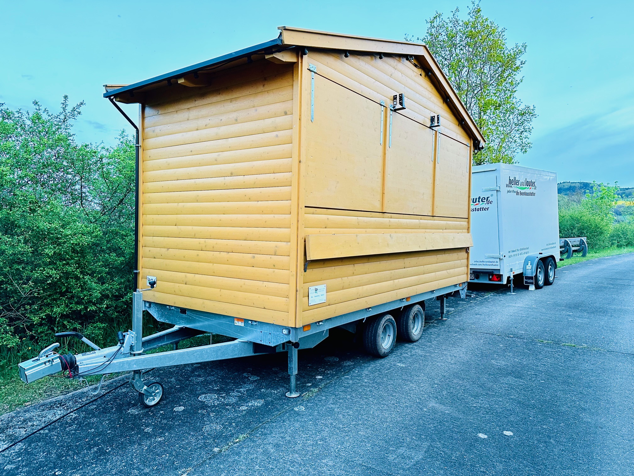 Mobile Hütte Auschankwagen